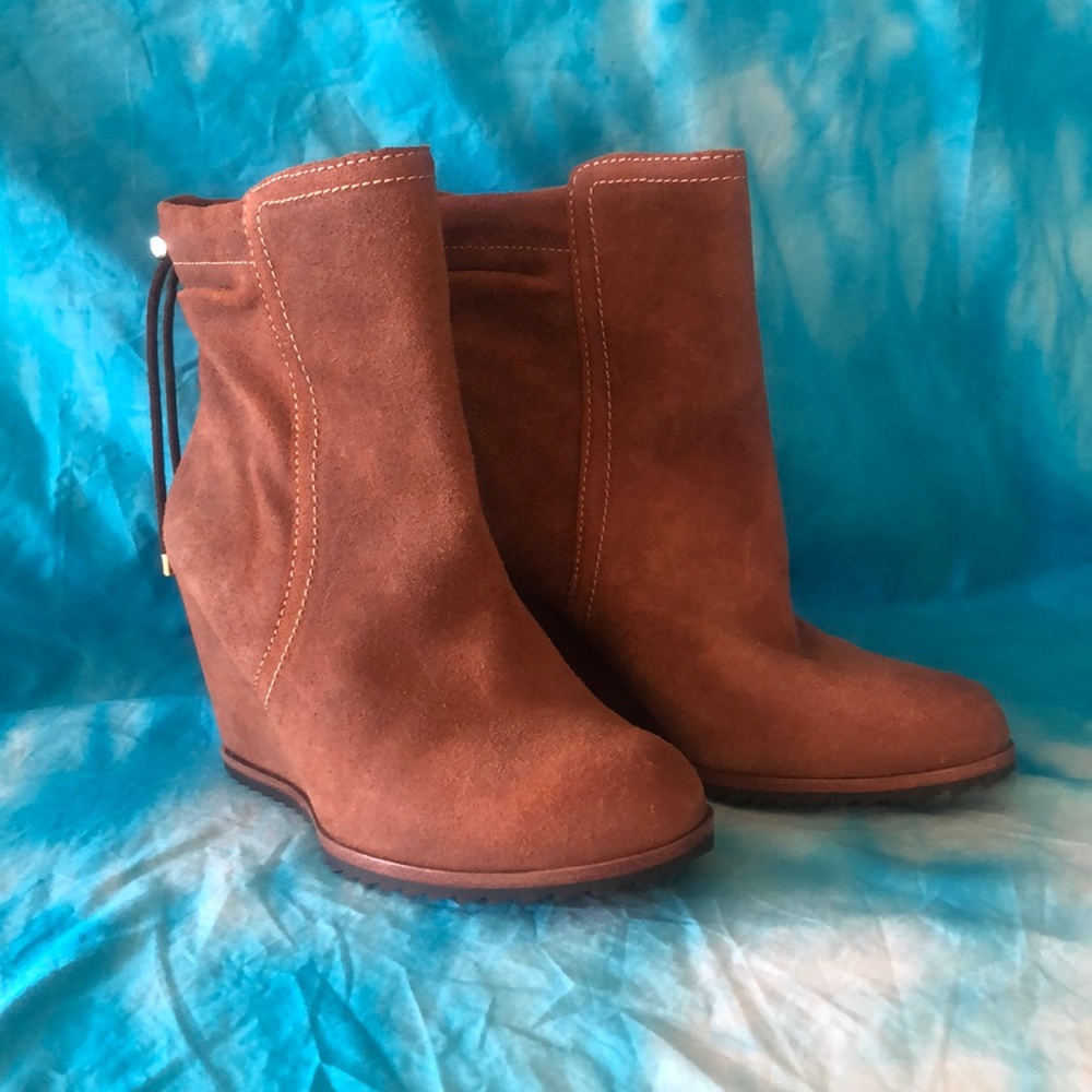Dr. Scholl’s Wedge Booties — Never worn!